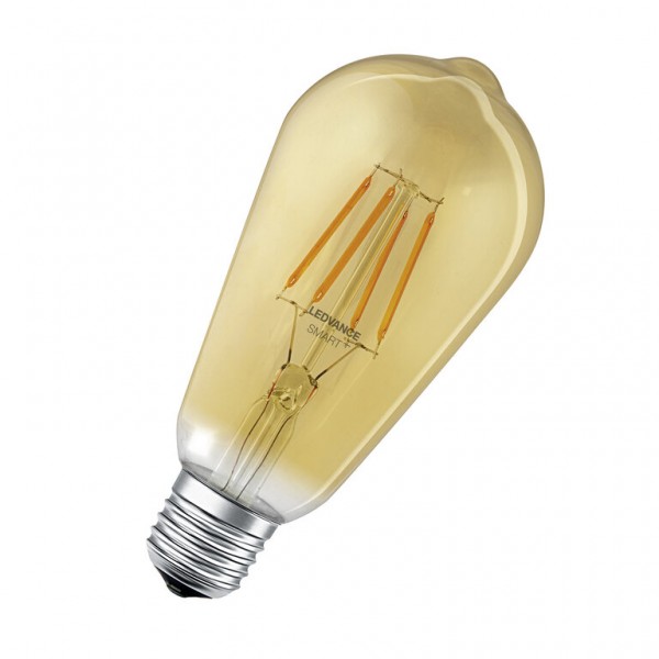 Osram / Ledvance Edison LED Filament WIFI Smart+ 6-53W 824 warmweiß 680lm dimmbar E27 gold 300° 220-240V