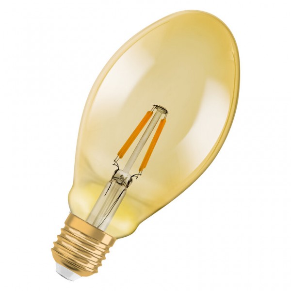 Osram / Ledvance Vintage 1906 Oval LED Filament 4-40W 824 extra warmweiß 470lm E27 gold 300° 220-240V