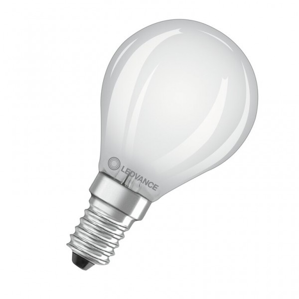 Osram / Ledvance Tropfen P LED Filament Superior UltraEfficient 2.9-40W 827 warmweiß 470lm dimmbar E14 matt 300° 220-240V