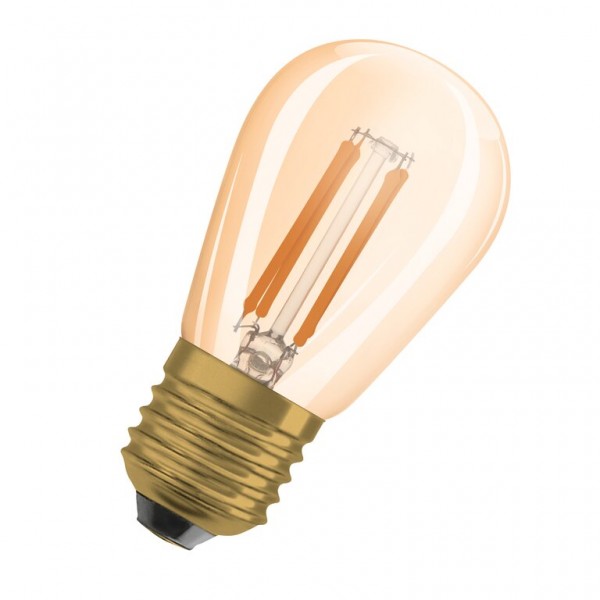 Osram / Ledvance Vintage 1906 Mini Edison LED Filament 4.8-33W 822 extra warmweiß 360lm dimmbar E27 gold 320° 220-240V