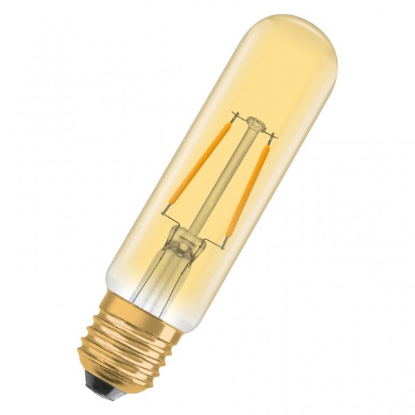 Osram / Ledvance Vintage 1906 Tubular LED Filament 2.5-20W 820 extra warmweiß 200lm E27 gold 300° 220-240V