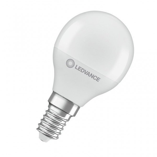 Osram / Ledvance LED Tropfen P matt 200° Performance 4,9-40W/827 warmweiß 470lm E14 220-240V