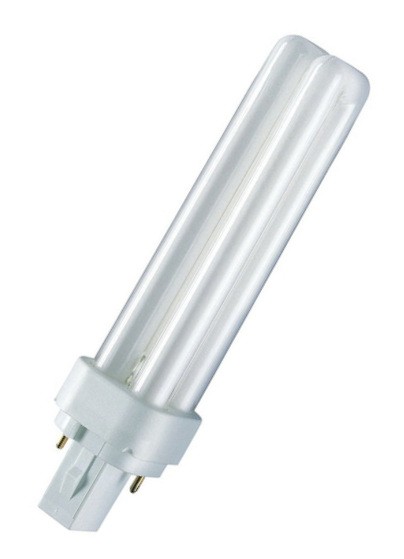 Leuchtstofflampe 180° 10W/840 kaltweiß 600lm G24D-1 dimmbar