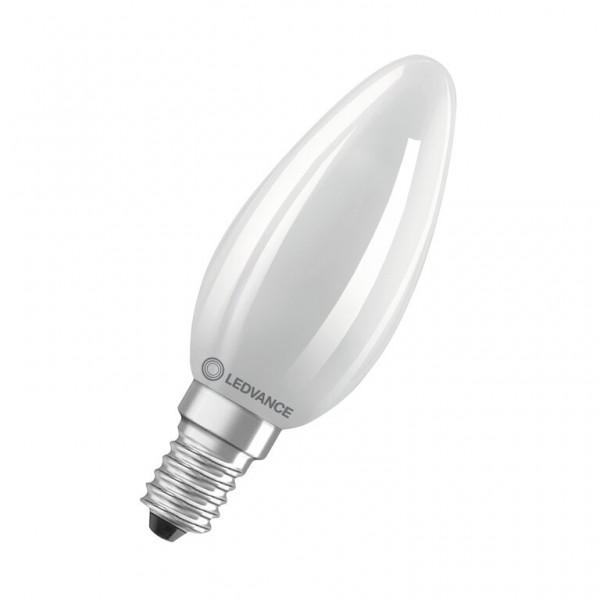 Osram / Ledvance Kerze B LED Filament Superior UltraEfficient 3.8-60W 827 warmweiß 806lm E14 matt 330° 220-240V