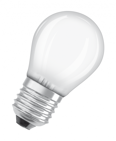 Osram / Ledvance Tropfen P LED Filament UltraEfficient 2.2-40W 827 warmweiß 470lm E27 matt 330° 220-240V