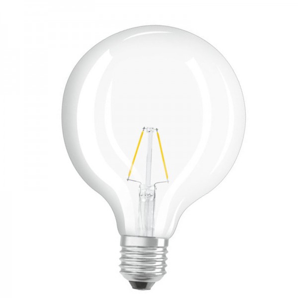 Osram / Ledvance Globe G125 LED Filament 2.5-25W 827 warmweiß 250lm E27 klar 220-240V