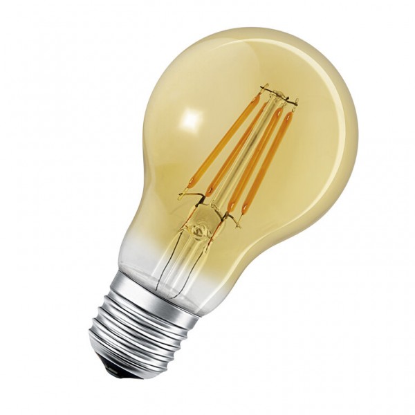 Osram / Ledvance Classic A LED Filament Zigbee Smart+ 6-52W 824 extra warmweiß 680lm dimmbar E27 gold 220-240V