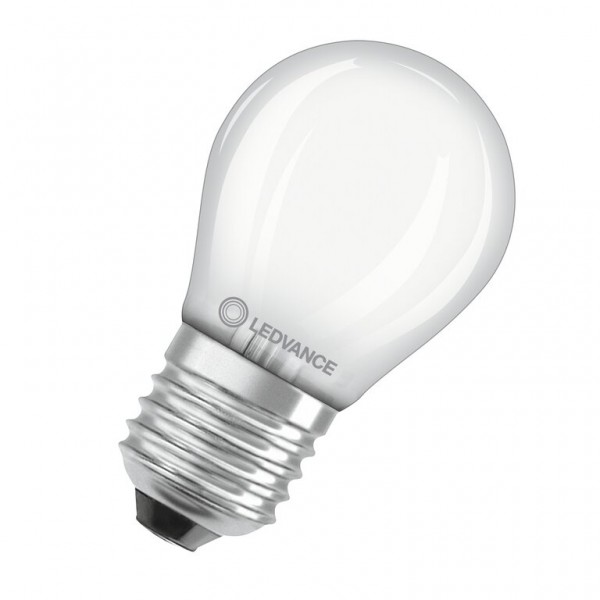 Osram / Ledvance Tropfen P LED Filament Performance 4-40W 827 warmweiß 470lm E27 matt 300° 220-240V