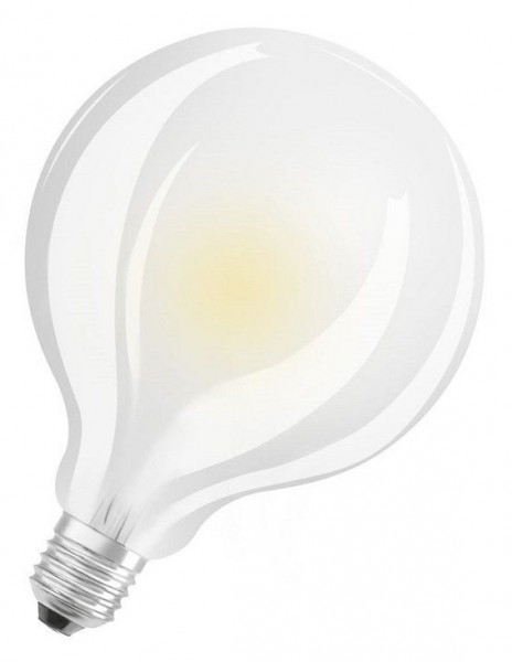 Osram / Ledvance Superstar+ Globe G95 LED Filament 11-100W 940 kaltweiß 1521lm dimmbar E27 matt 300° 220-240V