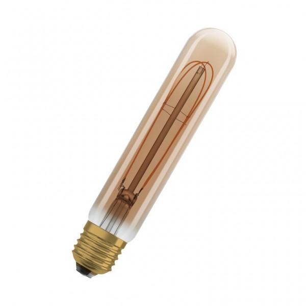 Osram / Ledvance Vintage 1906 Tubular LED Filament 4.8-40W 822 extra warmweiß 470lm dimmbar E27 gold 320° 220-240V