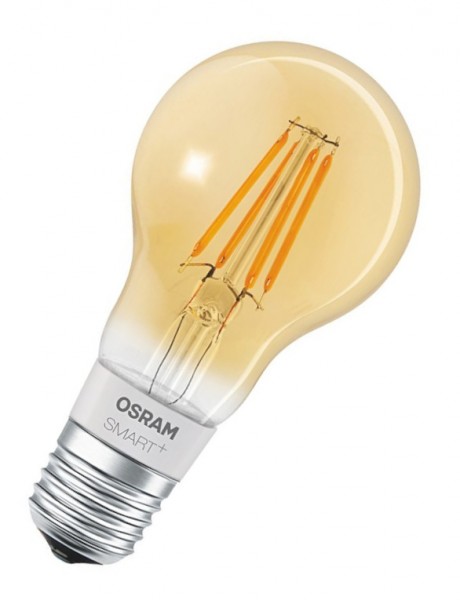 Osram / Ledvance Classic A60 LED Bluetooth Smart+ 5.5-45W 827 warmweiß 600lm dimmbar E27 gold 320° 220-240V