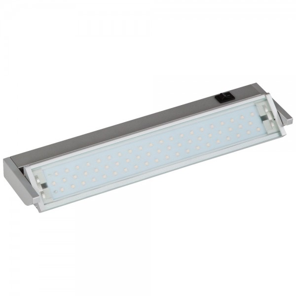 EVN LED Leuchte Silber schwenkbar rechteckig 350x85x35mm 5W 4000K 400lm 230V IP20