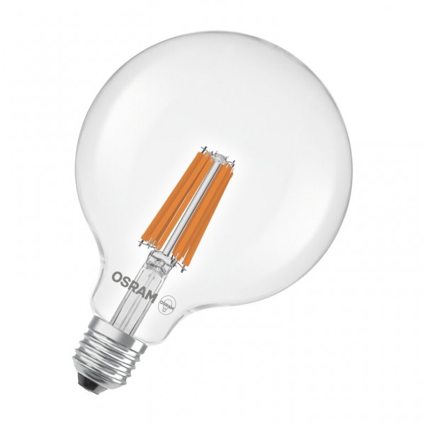 Osram / Ledvance Globe G125 LED Filament UltraEfficient 7.2-100W 827 warmweiß 1521lm E27 klar 330° 220-240V