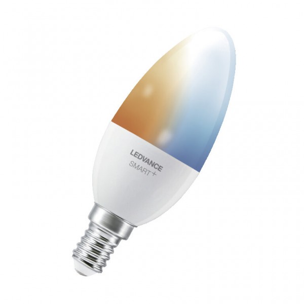 Osram / Ledvance Classic B LED Bluetooth Smart+ 4.9-40W 827-865 abstimmbares Weiß 470lm dimmbar E14 matt 220° 220-240V