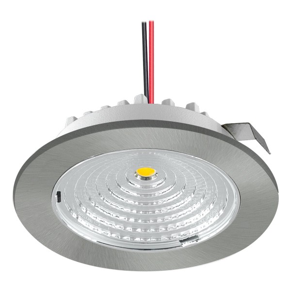 EVN LED Leuchte Chrom rund 68x18mm 3W 3000K 275lm >80° IP20