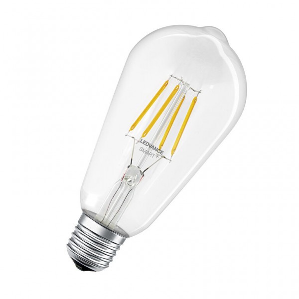 Osram / Ledvance Edison LED Filament Bluetooth Smart+ 6-60W 827 warmweiß 806lm dimmbar E27 klar 300° 220-240V