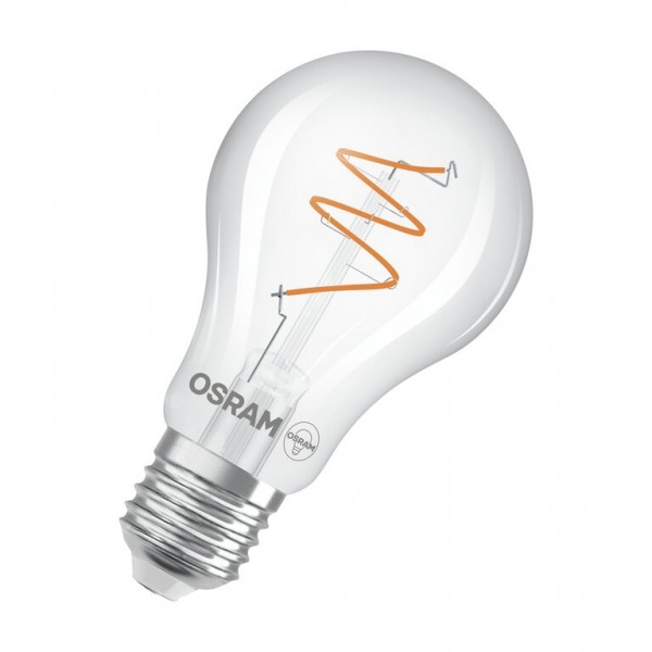 Osram / Ledvance Vintage 1906 Classic A LED Filament Spiral 4.6-40W 922 extra warmweiß 470lm dimmbar E27 klar 300° 220-240V