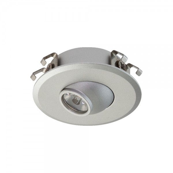 EVN LED Leuchte Aluminium schwenkbar drehbar rund 39x20mm 1W 3000K 70lm 11 - 20° IP20