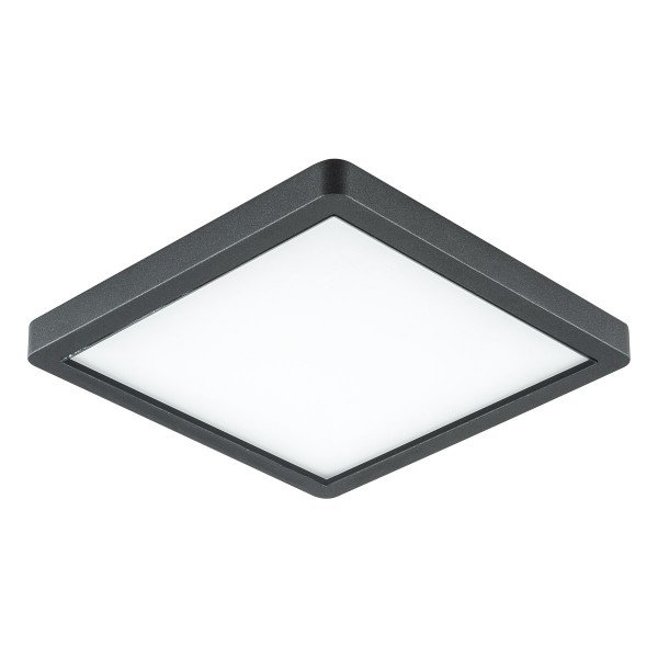 EVN LED Leuchte anthrazit viereckig 235x235x46mm 15W 3000K 820lm >80° 100-240V IP54