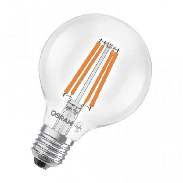 Osram / Ledvance Globe G80 LED Filament UltraEfficient 2.2-40W 827 warmweiß 470lm E27 klar 330° 220-240V