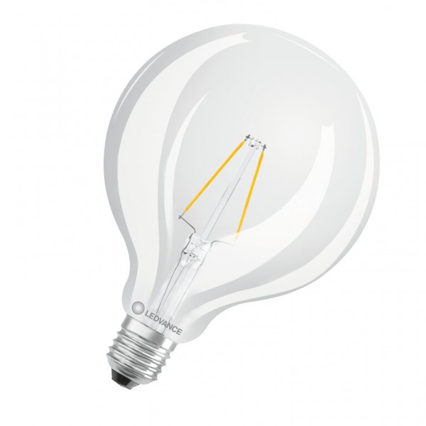 Osram / Ledvance Globe G125 LED Filament Performance 2.5-25W 827 warmweiß 250lm E27 klar 300° 220-240V