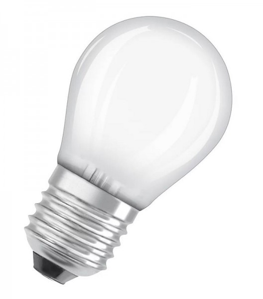 Osram / Ledvance Superstar+ Tropfen P LED Filament 3.4-40W 940 kaltweiß 470lm dimmbar E27 matt 300° 220-240V