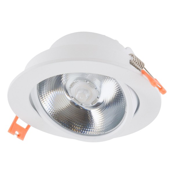 EVN LED Leuchte weiß schwenkbar rund 118x40mm 13W 3000K 1000lm 21-40° IP20