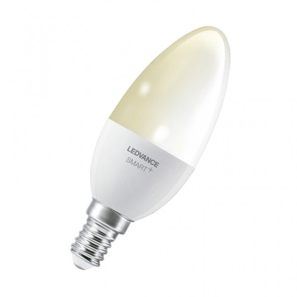 Osram / Ledvance Classic B LED Bluetooth Smart+ 4.9-40W 827 warmweiß 470lm dimmbar E14 matt 200° 220-240V