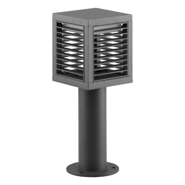 EVN LED Wegeleuchte anthrazit viereckig 130x130x360mm 10W 3000K 528lm 100-240V IP65