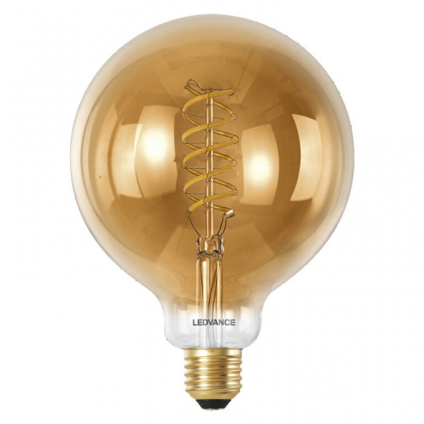 Osram / Ledvance Globe G125 LED Filament WIFI Smart+ 8-50W 822-850 abstimmbares Weiß 600lm dimmbar E27 gold 320° 220-240V