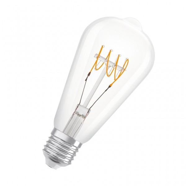 Osram / Ledvance Vintage 1906 Edison LED Filament 4.8-40W 827 warmweiß 470lm dimmbar E27 klar 320° 220-240V