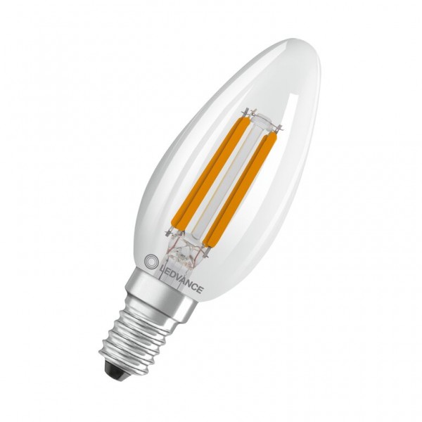 Osram / Ledvance Kerze B LED Filament Superior 2.5-40W 827 warmweiß 470lm E14 klar 300° 220-240V