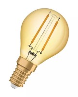 Osram LED Vintage 1906 Classic P Filament Gold 2,5-22W/824 E14 220lm klar warmweiß 300° nicht dimmbar