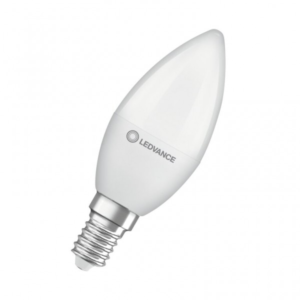 Osram / Ledvance LED Kerze B matt 200° Value 4,9-40W/865 tageslichtweiß 470lm E14 220-240V