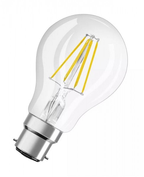 Osram / Ledvance Star Classic A LED Filament 6.5-60W 840 kaltweiß 806lm B22d klar 300° 220-240V