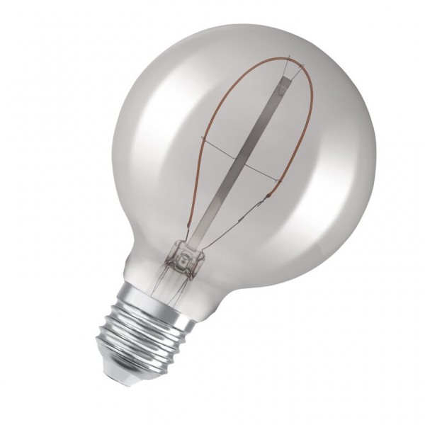 Osram / Ledvance Vintage 1906 Globe G95 LED Filament 3.4-10W 818 extra warmweiß 100lm E27 rauchig 320° 220-240V