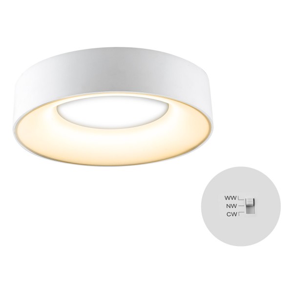 EVN LED Leuchte weiß rund 300x71mm 18W 3000 bis 5700K 1584lm >80° 200-240V IP54