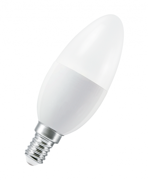 Osram / Ledvance Classic B LED WIFI Smart+ 4.9-40W 827 warmweiß 470lm dimmbar E14 matt 200° 220-240V