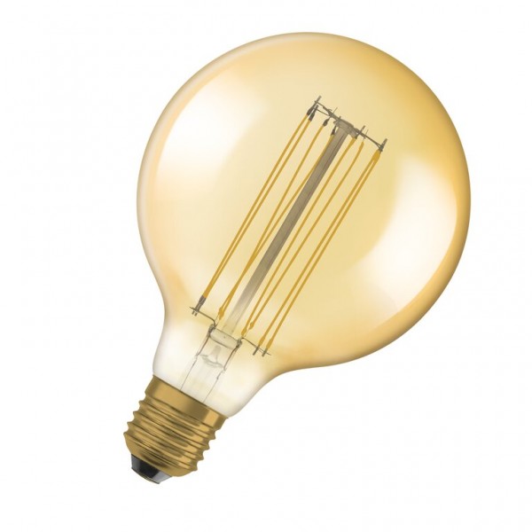 Osram / Ledvance Vintage 1906 Globe G125 LED Filament 5.8-40W 822 extra warmweiß 470lm dimmbar E27 gold 320° 220-240V