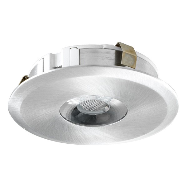 EVN LED Leuchte Aluminium poliert rund 82x20mm 6W 2700K 450lm 21-40° 220-240V IP20