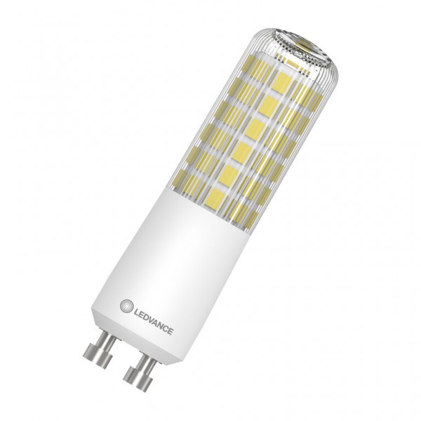 Osram / Ledvance Special T Slim T LED 6.5-60W 827 warmweiß 806lm dimmbar GU10 klar 320° 220-240V 72mm