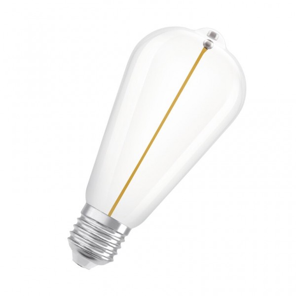 Osram / Ledvance Vintage 1906 Edison LED Filament 2.2-16W 827 warmweiß 150lm E27 klar 320° 220-240V