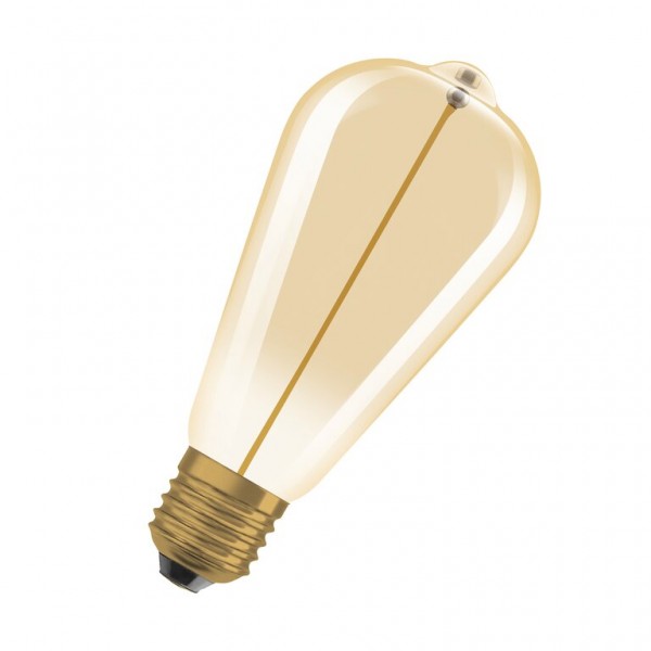 Osram / Ledvance Vintage 1906 Edison LED Filament 2.2-12W 827 warmweiß 120lm E27 gold 320° 220-240V