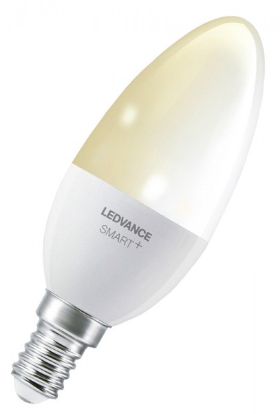 Osram / Ledvance Kerze B40 LED Zigbee Smart+ 6-40W 827 warmweiß 470lm dimmbar E14 matt 200° 220-240V