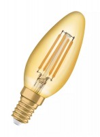 Osram LED Vintage 1906 Classic B Filament Gold 4,5-36W/825 E14 420lm klar warmweiß 300° nicht dimmbar