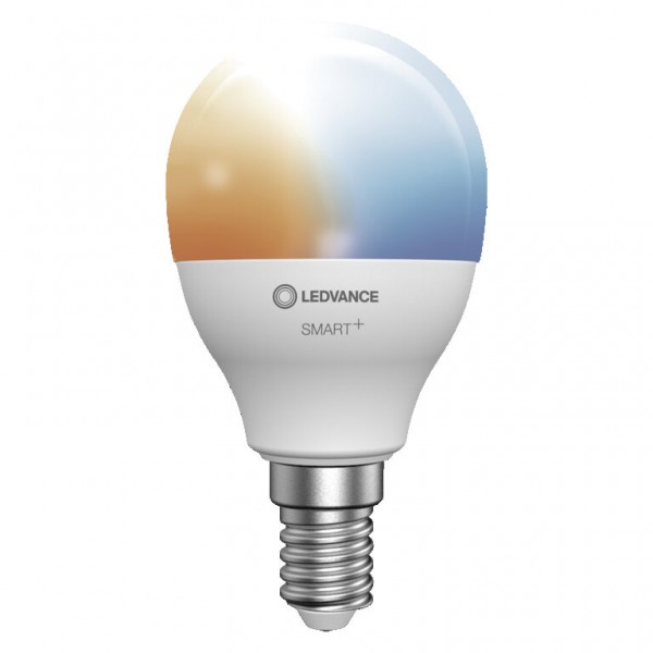 Osram / Ledvance Classic P LED Zigbee Smart+ 4.9-40W 827-865 abstimmbares Weiß 470lm dimmbar E14 matt 180° 220-240V