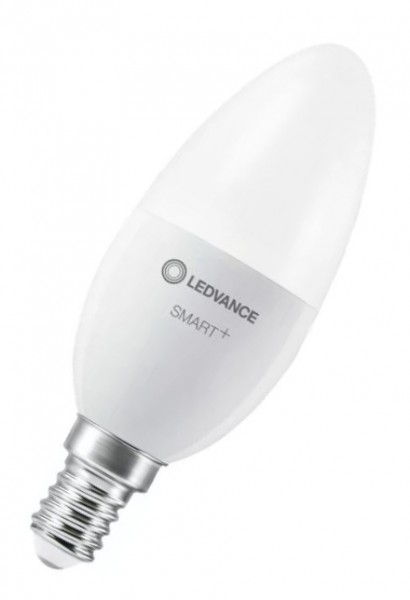 Osram / Ledvance Kerze B40 LED Zigbee Smart+ 6-40W 827-865 abstimmbares Weiß 470lm dimmbar E14 matt 240° 220-240V