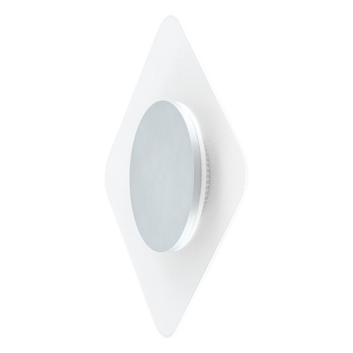 EVN LED Leuchte Silber viereckig 350x350x45mm 18W 4000K 1800lm 110-240V IP20