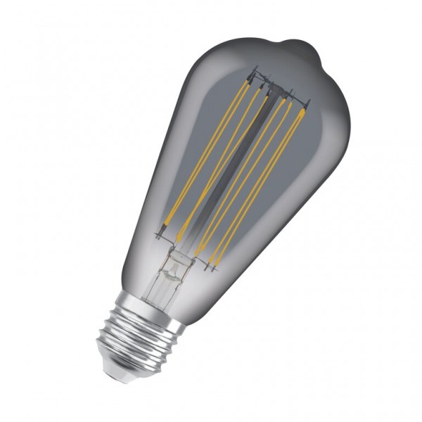 Osram / Ledvance Vintage 1906 Edison LED Filament 11-42W 818 extra warmweiß 500lm dimmbar E27 rauchig 320° 220-240V