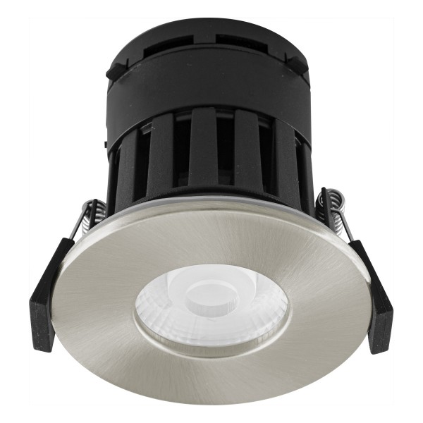 EVN LED Leuchte Edelstahl Optik rund 85x84mm 7W 3000 bis 4000K 610lm 41-80° 200-240V IP65